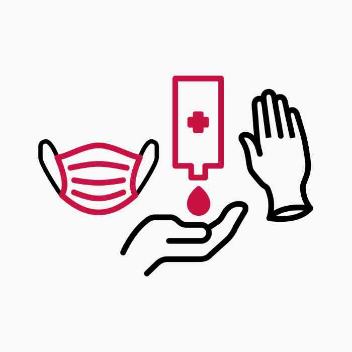 Protocolo de segurança Minisom - Uso de máscara e luvas e desinfeção