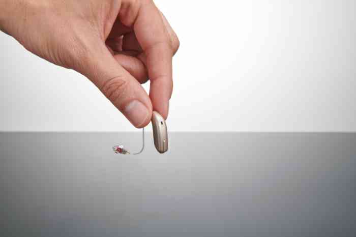 Aparelho auditivo RIC