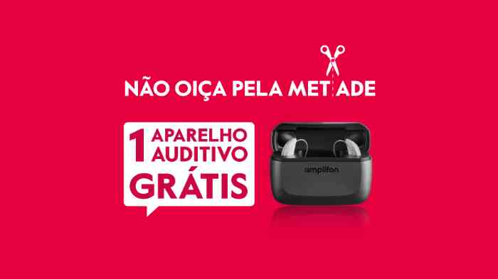 1 aparelho auditivo Grátis na Minisom